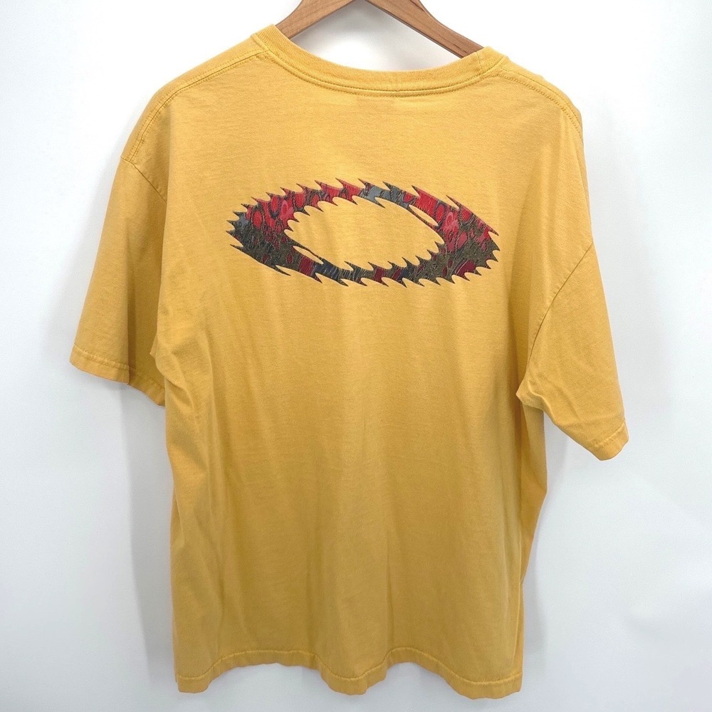 Rare Vintage Oakley Mens XL Y2K Software Ellipse Logo Graphic‎ Tee Skate Surf - Picture 5 of 10
